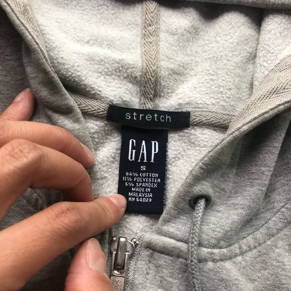 Gap grey zip hoodie - Picture 3 of 5